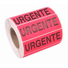 200 etiquetas adhesivas urgente