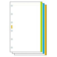 Recambio 45 hojas finocam liso con banda color 70gr