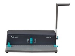 Fellowes ESP50 - Máquina encuadernadora - espiral - diámetro máximo: 50 mm - perforación: 12 hojas - encuadernado: 500 hojas