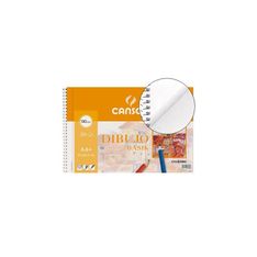 Canson bloc espiral microperforado A4 20 hojas dibujo basik taladro 130g