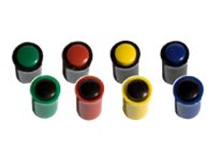 Sign - 8 Aimants - 1 x 1.5 cm - couleurs assorties