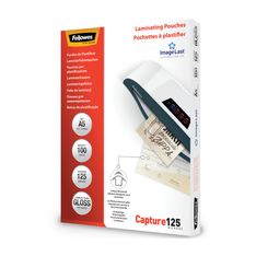 Fellowes - 100 pochettes de plastification A5 (154 x 216 mm) - 125 microns - brillantes 