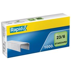 Rapid Standard - grapas - 23/6 - 6 mm - paquete de 1000