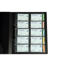 Pack 10 fundas multitaladro para tarjetas A4