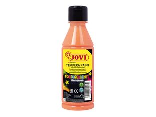 JOVI - Pintura - témpera al agua - liquid - phosphorescent orange - 250 ml