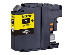 Brother LC12EY - Capacidad XL - amarillo - original - cartucho de tinta - para Brother MFC-J6925DW