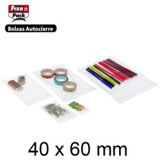 100 bolsas autocierre 40x60 fixo