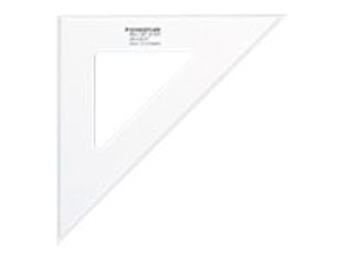 Staedtler Mars équerre professionnelle 31 cm  45°, 45°   Plexiglas