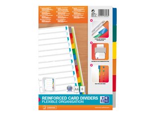Oxford StrongLine - Intercalaire 6 positions - A4 - carte blanche