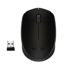 Logitech B170 - Souris - optique - 3 boutons - sans fil - 2.4 GHz - récepteur sans fil USB - noir