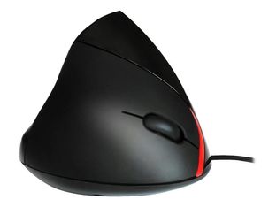 Ewent EW3156 - Ratón vertical - ergonómico - óptico - 5 botones - cableado - USB - negro