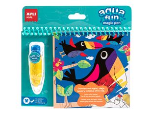 Jungle Aqua Fun - Livre à colorier avec Aqua Fun Magic Pen