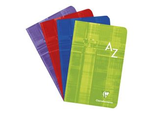 Clairefontaine - Répertoire 11 x 17 cm - 96 pages - grands carreaux (Seyes) - disponible dans différentes couleurs