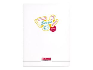 Calligraphe 8000 - Cahier polypro 24 x 32 cm - 96 pages - uni - transparent