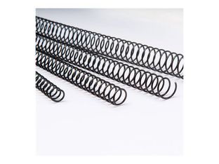 Fellowes - Metal - 12 mm - A4 (210 x 297 mm) - 80 hojas - negro - 100 uds. espiral de encuadernación