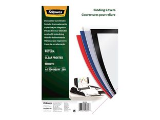 Fellowes - Cubierta de protección - para A4 (210 x 297 mm) - clear frosted (paquete de 100)