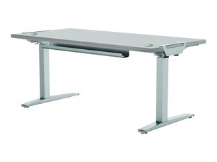 Fellowes Levado - Parte superior de mesa - rectangular - gris