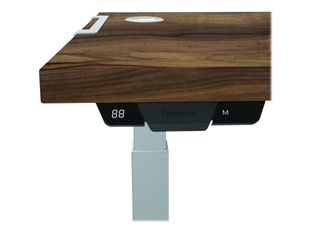 Fellowes Levado - Parte superior de mesa - rectangular - nogal