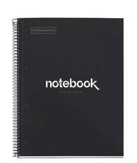 Miquel rius notebook 1 color A4 80 hojas 5x5 90g emotions negro