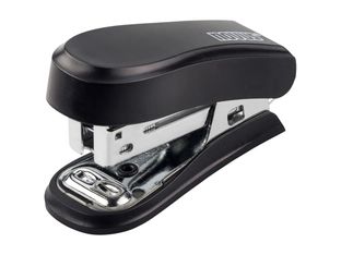 Novus Mini - Grapadora - 12 hojas - 24/6, 26/6 - metal, plástico - negro brillante