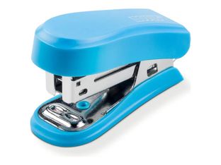 Novus Mini - Grapadora - 12 hojas - 24/6, 26/6 - metal, plástico - azul brillante