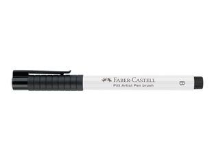 Faber-Castell PITT Artist Pen - Feutre pinceau à pointe souple - permanent - blanc - encre indienne