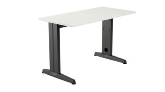 Mesa de oficina serie metal 120x60 antracita - blanco