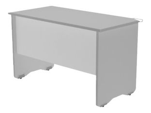 Rocada Work - Mesa - rectangular - blanco - aluminio base