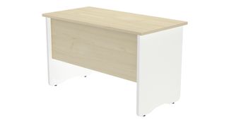 Mesa de oficina serie work 120x60 blanco - haya