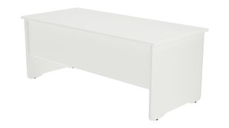 Mesa de oficina serie work 140x80 blanco - blanco