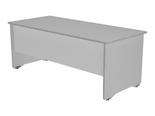 Rocada Work - Mesa - rectangular - blanco - aluminio base