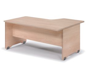 Mesa de oficina serie work con forma de l izquierda 180x120 haya-haya