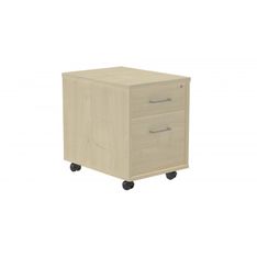 Cajonera buck movil 1 cajon + carpetero color: estructura haya  frontal  haya