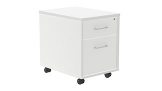Cajonera buck movil 1 cajon + carpetero color: estructura blanca  frontal blanco