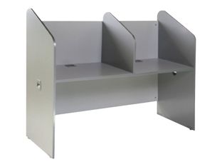 Rocada Welcome - Componente de estación de trabajo - rectangular - gris - aluminio base