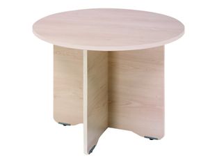 Rocada Meeting - Mesa - redondo - blanco - aluminio base