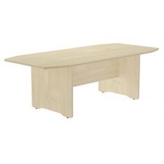Mesa de reuniones 220x100x72cm. color: pata haya  tablero haya