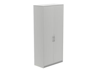 rocada STORE - Aparador - 4 baldas - 2 Puertas - melamina - gris, aluminio