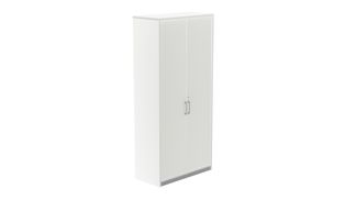 Armario alto con puertas 195x90x45 estructura blanca puertas totales blanco