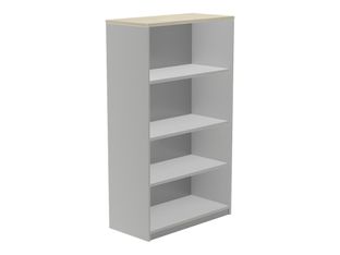 rocada STORE - Librería - 3 baldas - melamina - verde haya, aluminio