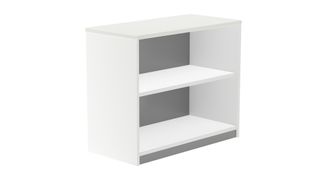 Armario estanteria bajo sin puertas 78x90x45 estructura blanca tapa blanco