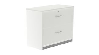 Armario carpetero bajo 78x90x45 estructura blanca frontales blanco