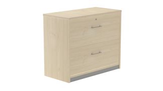 Armario carpetero bajo 78x90x45 estructura roble frontales haya