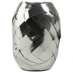 Maildor - Bolduc métallisé - ruban d'emballage 7 mm x 10 m - argent