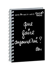 Agenda Ben spiralé - 1 jour par page - 12 x 17 cm - différents modèles disponibles - Quo Vadis