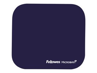 Fellowes Mouse Pad with Microban Protection - Alfombrilla de ratón - azul marino