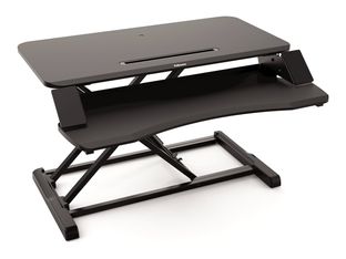 Fellowes Corsivo - Escritorio convertible a escritorio de pie - rectangular - negro