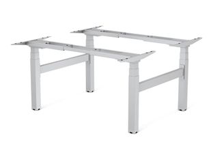Fellowes Cambio - Estructura del pupitre permantente/asiento - plata base