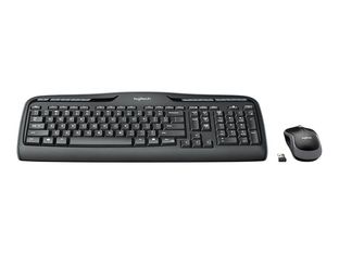 Logitech Wireless Combo MK330 - Juego de teclado y ratón - inalámbrico - 2.4 GHz - español - negro