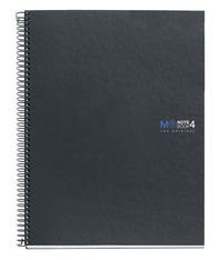 Miquelrius Notebook The original - Cahier à spirale - A5 - 160 feuilles - petits carreaux (5x5 mm) - grafit